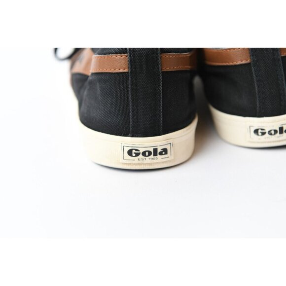 Gola Men’s Black & Tan Stripe Size 11 Casual Shoes Sneakers Fashion Comfortable - Picture 5 of 10